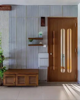 modern house entrence design